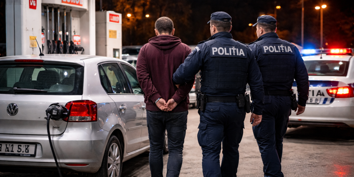 A alimentat la o stație peco din Șcheia și a fugit fără să plătească. Tânăr din Suceava, reținut 24 de ore