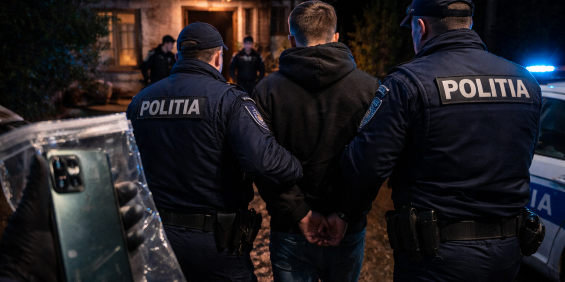 Tânăr de 20 de ani, reținut după ce a intrat noaptea într-o locuință din Frătăuții Vechi și a furat un telefon