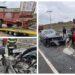 Detalii despre accidentul în lanț de pe șoseaua de centură a Sucevei. Patru răniți după ce un șofer ucrainean a pierdut controlul direcției