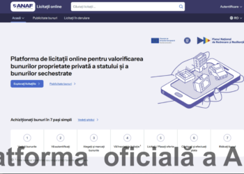 ANAF lansează ”eLicitațiiANAF”, platforma unde românii pot cumpăra bunuri supuse executării silite sau intrate în proprietatea statului