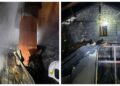 Incendiu la o gospodărie din Prelipca pornit de la o sobă. Pompierii au intervenit cu patru autospeciale de stingere