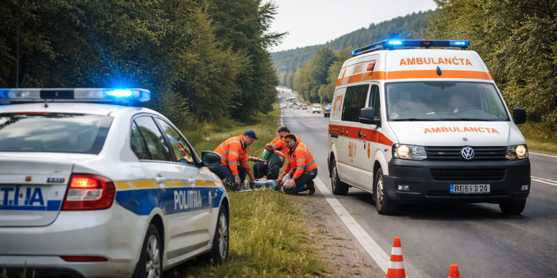 Bărbat din Șcheia, găsit rănit pe marginea DN17 după o tentativă de sinucidere. A băut antigel și și-a tăiat încheieturile