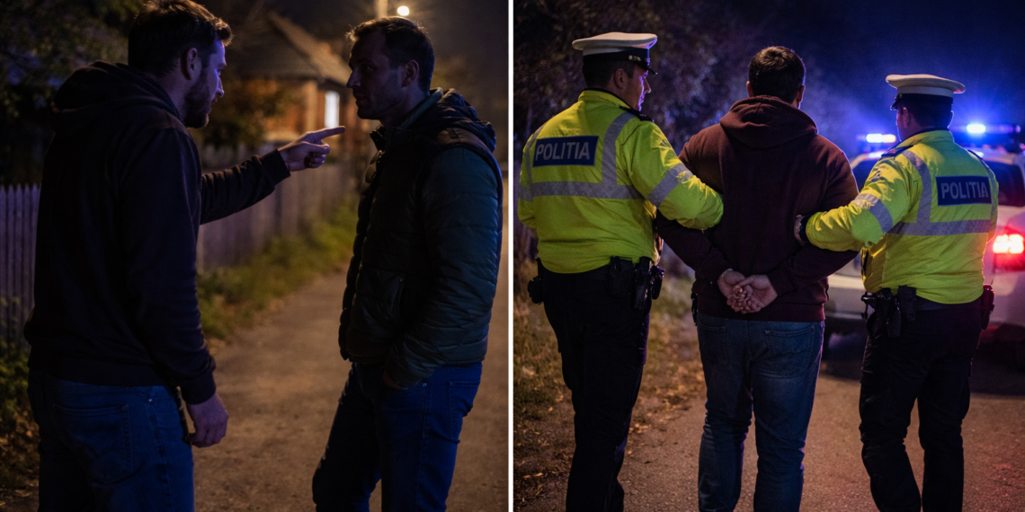 Tânăr din Berchișești, reținut după ce și-a lovit și amenințat un consătean