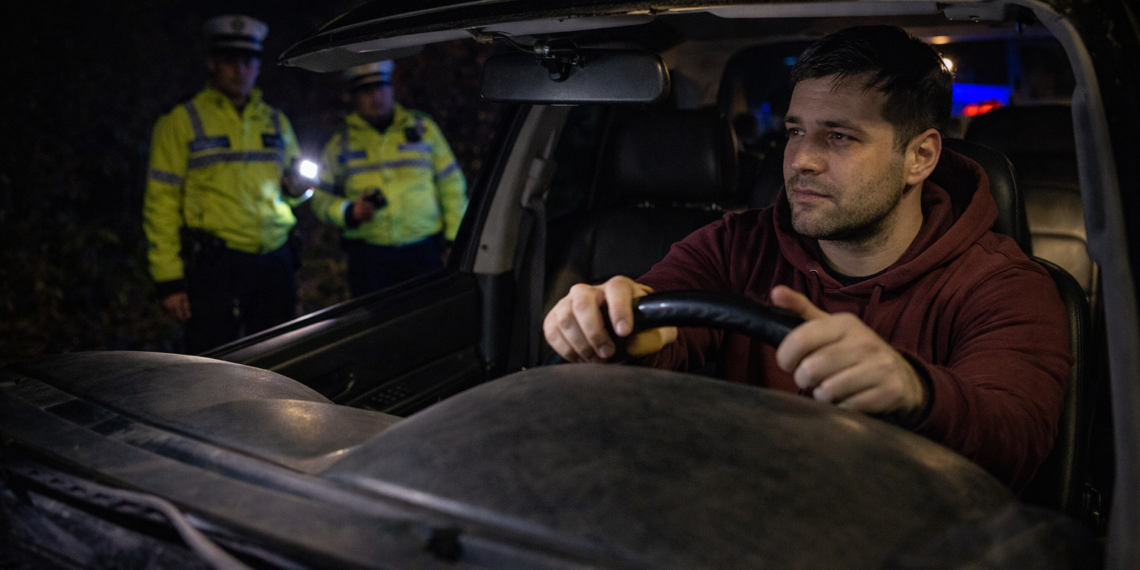 Dosar penal pentru un bărbat cu permisul suspendat din 2020 și puțin ”servit”, tras pe dreapta în Râșca. Mașina avea ITP expirat și nu avea RCA