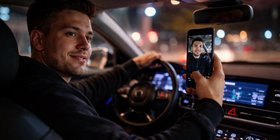 De pe TikTok, în arest. Un rădăuțean a poposit 24 de ore în beciul poliției după ce s-a filmat cum se dă în stambă la volanul unui Audi A8, fără permis