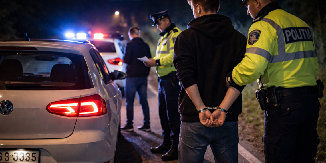 Tânăr de 18 ani din Cajvana, reținut după ce a fost prins la volan fără permis. A încercat să fugă de poliție
