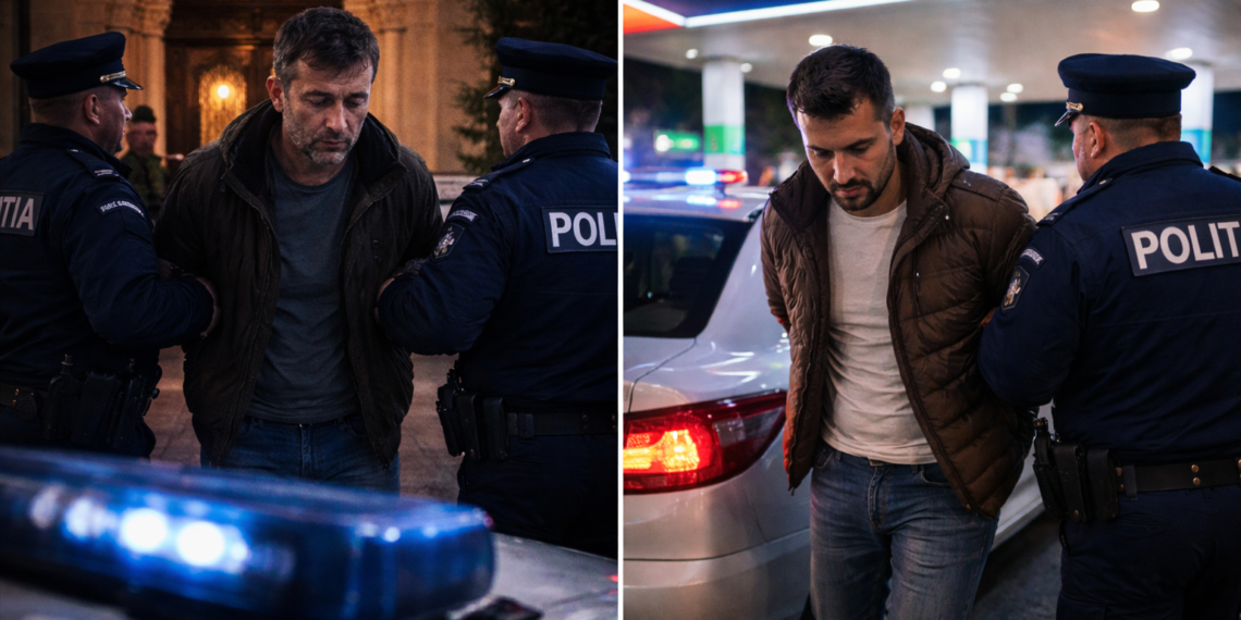Doi bărbați condamnați, dați în urmărire, prinși la plimbare pe străzile Sucevei, în toiul nopții