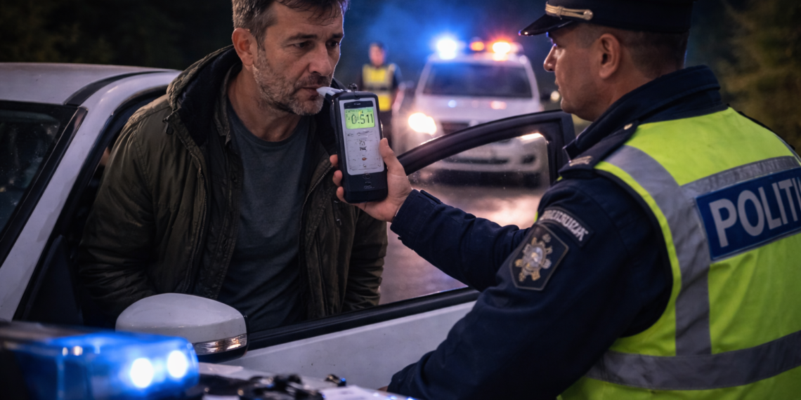 Șofer băut, tras pe dreapta la Pojorâta după ce a încercat să evite controlul poliției