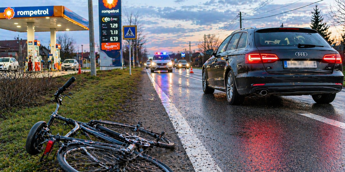 Biciclist lovit la Vicovu de Jos de un șofer care a fugit de la locul accidentului