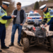 La plimbare fără permis, pe un ATV neînmatriculat. Polițiștii l-au tras pe dreapta și i-au făcut dosar penal