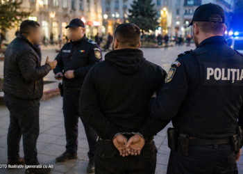 Cunoscut infractor din Câmpulung Moldovenesc, reținut după ce și-a bătut unchiul în centrul orașului, pentru că nu i-a plătit o sticlă de apă