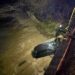 Detalii despre accidentul din Brodina, unde un autoturism a plonjat în albia râului Suceava. Șoferul a pierdut controlul într-o curbă