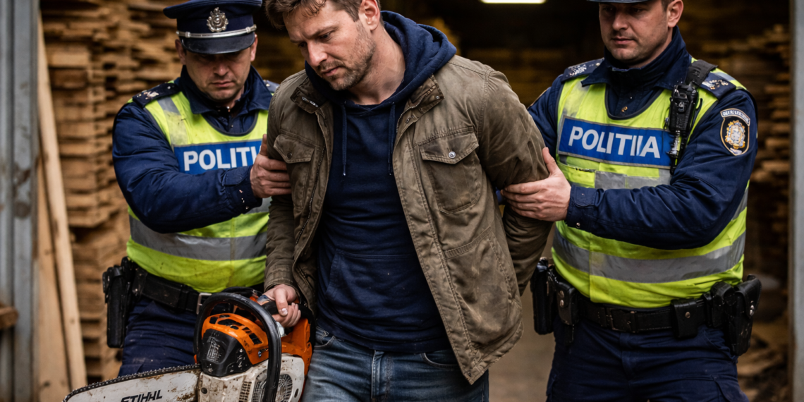 Supărat că nu și-a primit banii pentru munca depusă, un zilier a furat drujba patronului dintr-un gater din Câmpulung Moldovenesc