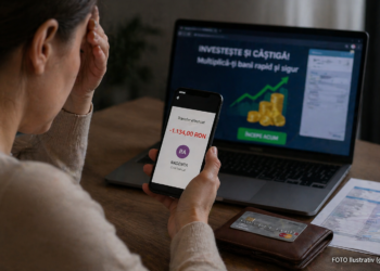 Atenție la ”investițiile” online care ”garantează” multiplicarea banilor cu doar câteva clickuri. O suceveancă s-a ”ușurat” de peste 1.100 de lei după ce a investit pe o platformă falsă