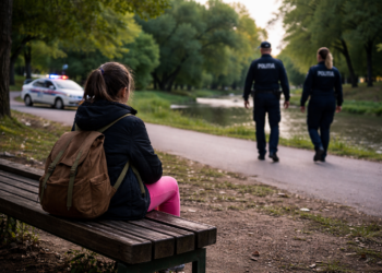 Minoră de 12 ani, dată dispărută în Suceava, găsită în zona de agrement de pe malul râului. Fugise de acasă supărată că mama i-a luat telefonul