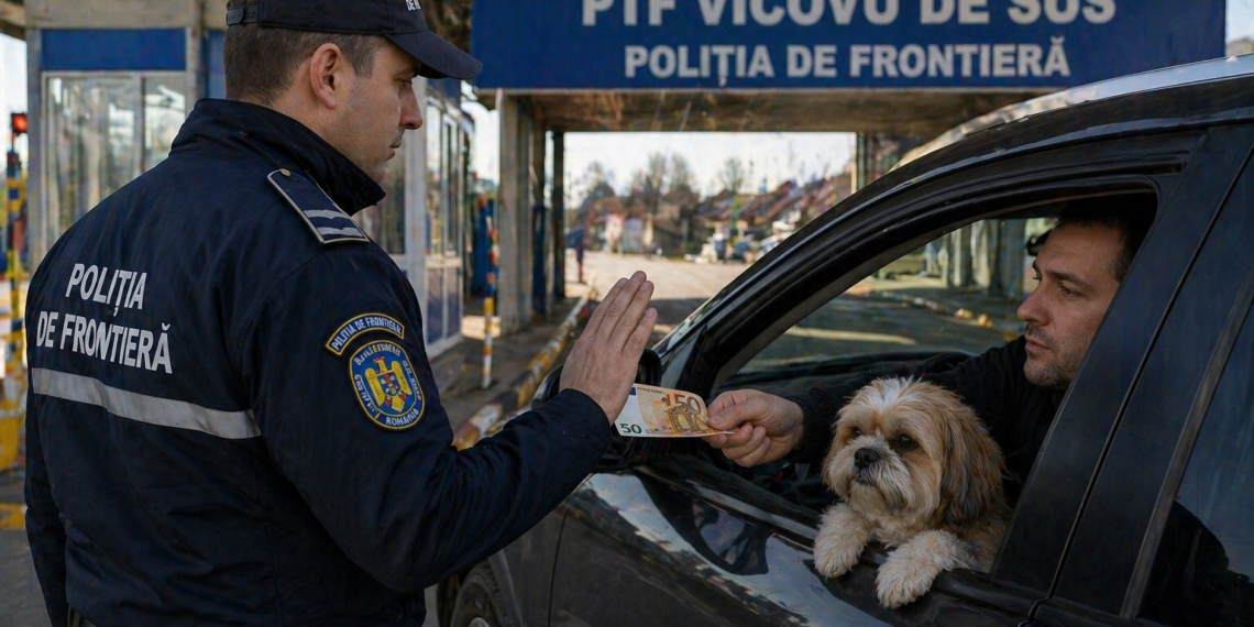 Un polițist de frontieră din PTF Vicovu de Sus a refuzat o mită de 50 de euro oferită pentru facilitarea intrării în țară cu un animal de companie
