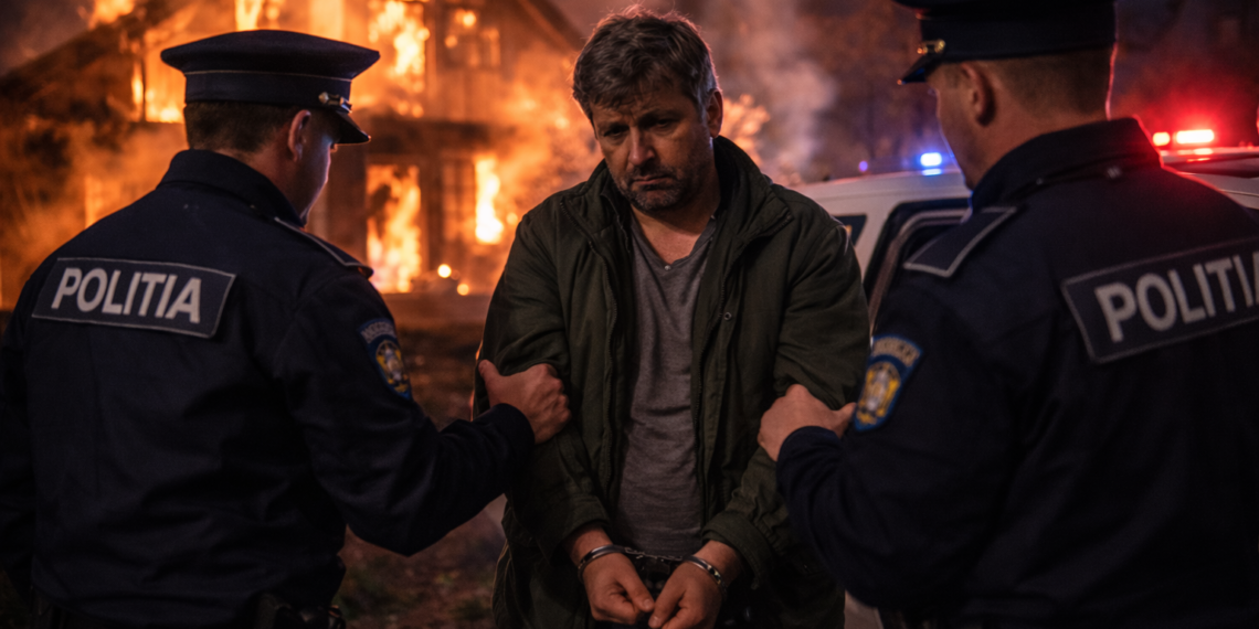 Bosânceanul care s-a îmbătat de supărare că a fost părăsit de soție și și-a incendiat casa a fost ”cazat” 24 de ore în arest