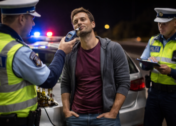 Beat și fără de minte, tras pe dreapta pe șoseaua de centură a Sucevei. Un șofer aghesmuit a fost surprins de polițiști în timp ce efectua o depășire neregulamentară și depășea limita de viteză