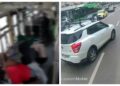Pasagerii dintr-un autobuz TPL, puși la podea de o frână bruscă. Șoferița mijlocului de transport a evitat coliziunea cu o ”deșteaptă” care i-a tăiat calea