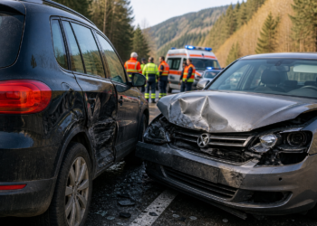 Accident rutier pe raza comunei Pojorâta, provocat de o ucraineancă care folosea telefonul la volan. Două femei aflate într-o mașină oprită au ajuns la spital