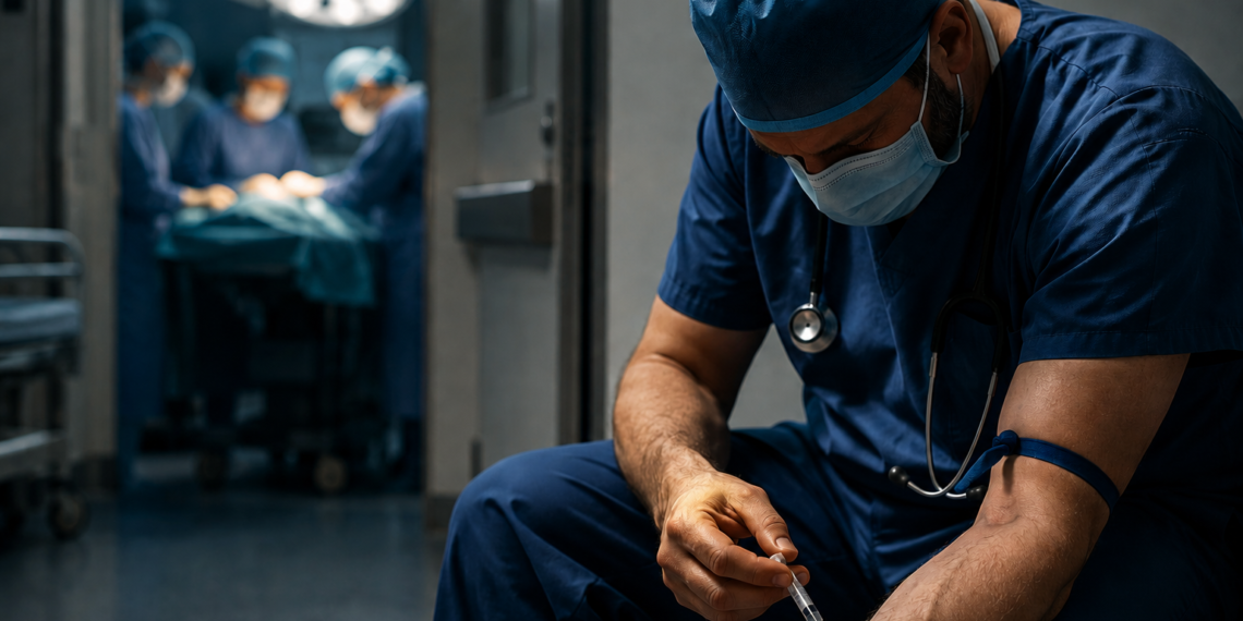 Medic anestezist din Vatra Dornei, arestat preventiv după ce se ”servea” cu Fentanyl și Morfină din farmacia spitalului. Se droga intravenos în timpul gărzilor și al intervențiilor chirurgicale