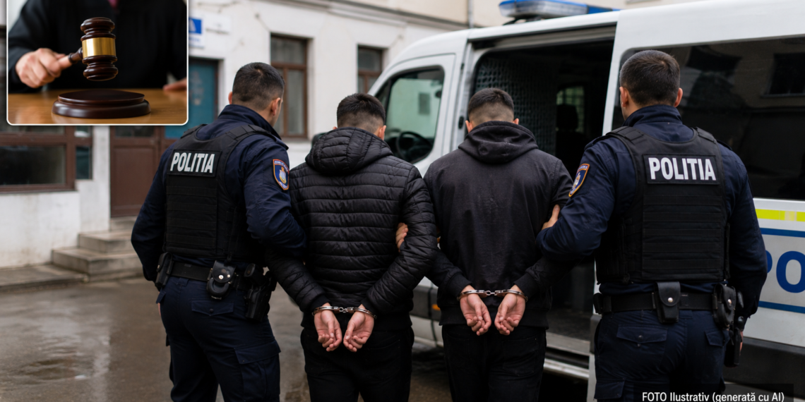 Doi indivizi din Șcheia, arestați preventiv după un scandal violent în care au agresat două persoane