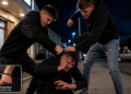 Doi frați din Arbore, de 17 și 19 ani, reținuți după ce au bătut un tânăr în fața unei societăți comerciale și au provocat scandal