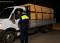 Șofer din Slatina, amendat cu 6.000 de lei după ce a fost prins transportând ilegal 3,6 metri cubi de cherestea
