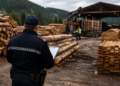 Amenzi usturătoare pentru două firme din domeniul forestier, după ce au fost ”călcate” de polițiști. Controalele au scos la iveală diferențe între stocul fizic și cel scriptic