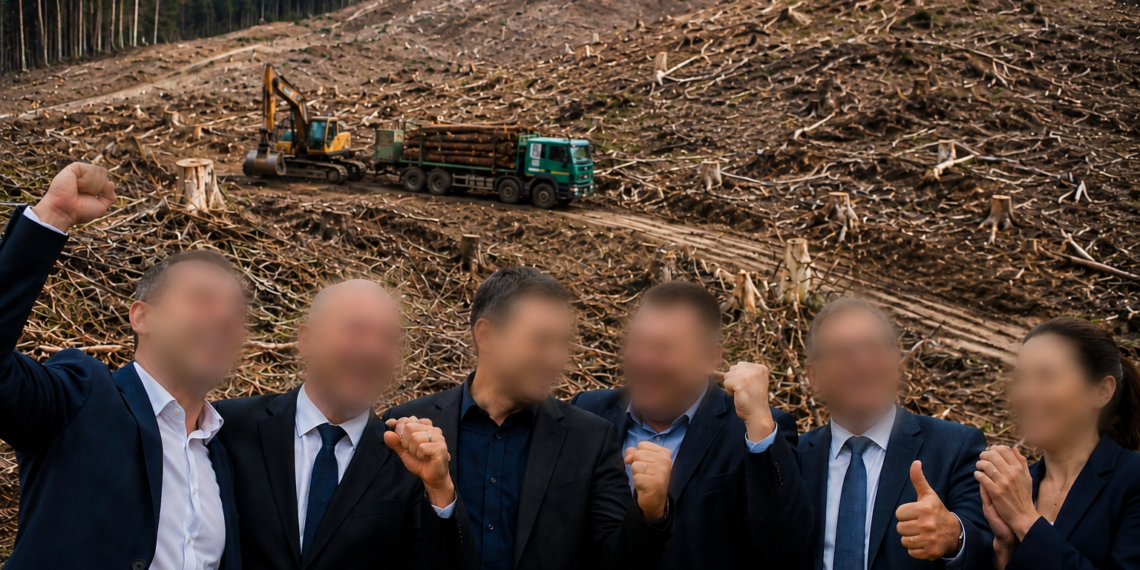 Mega-dosarul pădurii ”dispărute” din Vatra Moldoviței s-a terminat cu vești excelente pentru inculpați. Curtea de Apel Suceava i-a scăpat pe toți de pușcărie