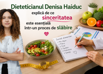Dieteticianul Denisa Haiduc explică de ce sinceritatea este esențială într-un proces de slăbire