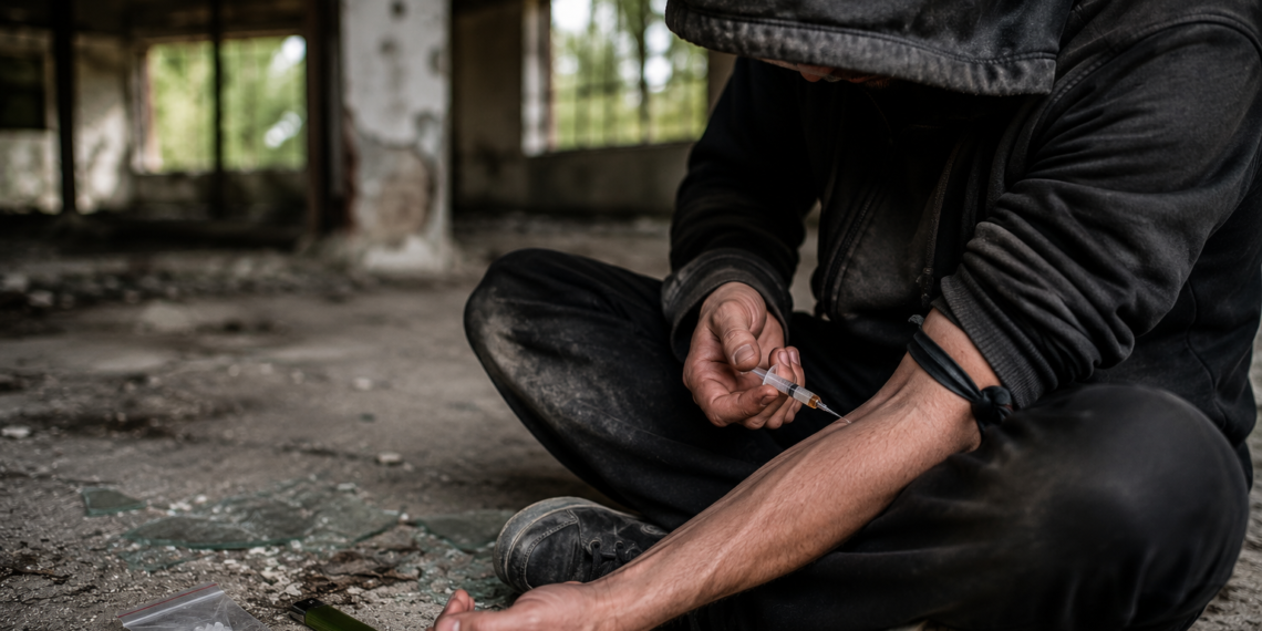 Peste doi ani de închisoare pentru un bărbat prins cu ”cristal” într-o clădire dezafectată. Poliția a fost alertată că un individ se droga cu o seringă
