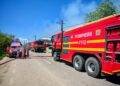 Incendiu la grădina zoologică din Zaharești. Proprietarul, în vârstă de 62 de ani, a suferit o intoxicație cu fum