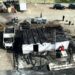 O țigară aruncată aiurea a provocat un incendiu la Târgul Auto Cumpărătura. Au ars toaleta, o mașină și acoperișul unei anexe, iar flăcările amenințau alte autovehicule