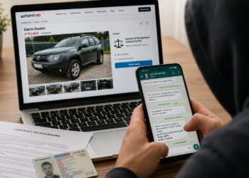 Înșelătorie pe Autovit. Doi soți din Suceava au pierdut peste 12.000 de lei după ce au vrut să cumpere un Dacia Duster