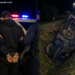 Ronaldo din Dornești, reținut pentru 24 de ore după ce s-a răsturnat cu BMW-ul într-un șanț, pe centura Rădăuțiului. A fugit cu prietenii și a abandonat mașina