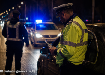 Șofer din Arbore, prins beat cui la volan prin Rădăuți, la 2 noaptea