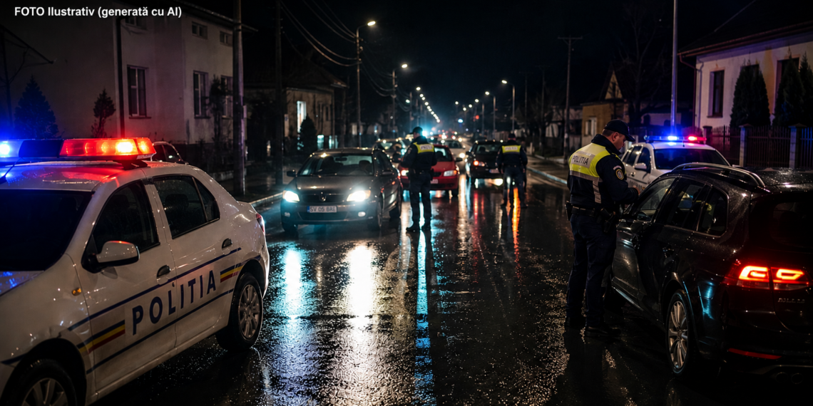 Șoselele din Suceava, pline de șoferi fără permis și băuți. Șase indivizi au fost reținuți, arestați sau plasați în arest la domiciliu într-o singură zi