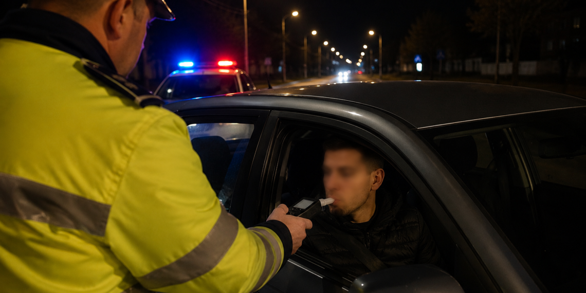 Tânăr de 27 de ani, depistat beat la volan după ce a fost tras pe dreapta, la ora 2 noaptea, pentru depășirea vitezei legale pe strada Sofia Vicoveanca