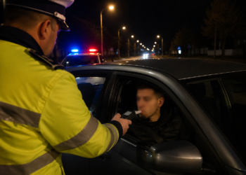 Tânăr de 27 de ani, depistat beat la volan după ce a fost tras pe dreapta, la ora 2 noaptea, pentru depășirea vitezei legale pe strada Sofia Vicoveanca