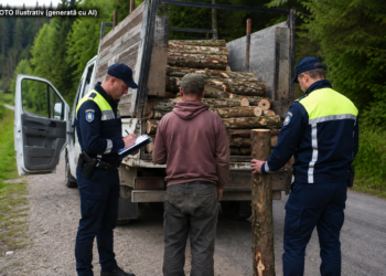 Lemn fără acte, descoperit în două autoutilitare oprite de polițiști în Putna și Bilca