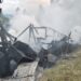 Trăsnetul a făcut prăpăd într-o gospodărie din Sărișoru Mare. Anexe, utilaje și lemne de foc distruse într-un incendiu de proporții