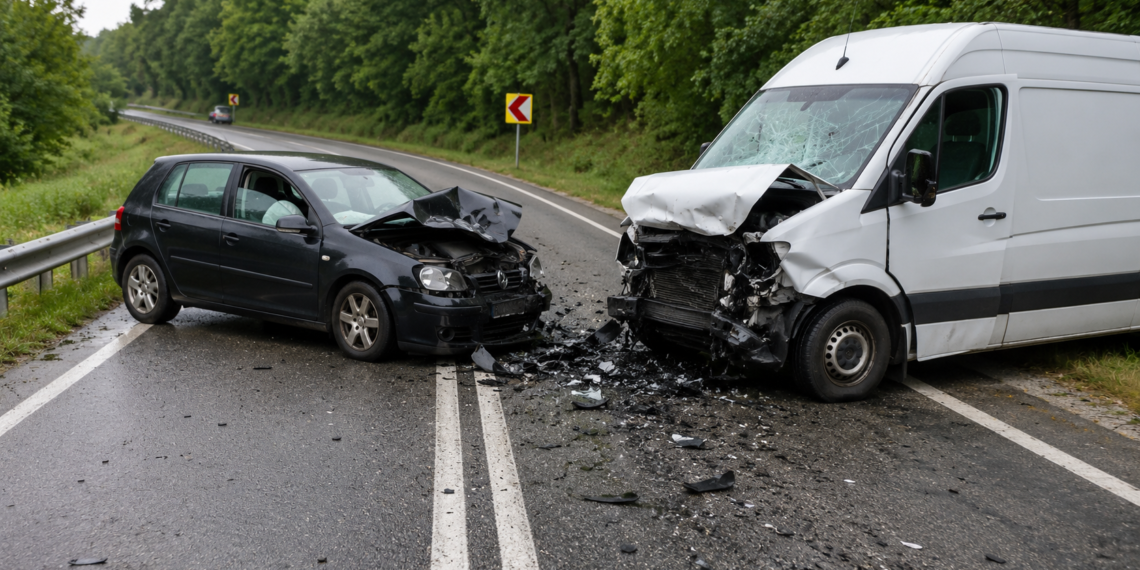 Alcoolul putea provoca o tragedie pe DN 29. Un botoșănean beat criță a provocat un accident la Dumbrăveni, izbindu-se într-o mașină de pe contrasens