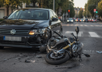 Motociclist rănit după ce a fost izbit din spate de un șofer băut, pe Calea Unirii din Suceava