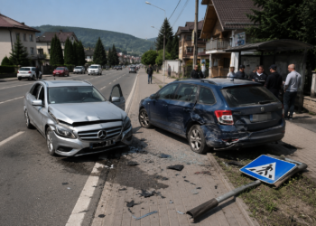 O elevă aflată în timpul orei de conducere a fost rănită după ce mașina școlii de șoferi a intrat într-un autoturism oprit brusc la Câmpulung Moldovenesc