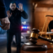 Șase luni de închisoare cu suspendare pentru un bărbat care a amenințat cu moartea un consătean chiar în fața polițiștilor