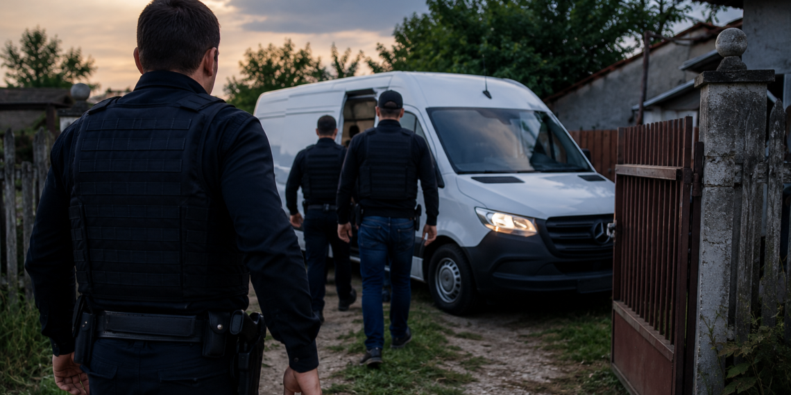 Autoutilitară furată din Italia, găsită în curtea unui fost angajat din Ilișești. Polițiștii suceveni au recuperat și sculele aflate în autoutilitară