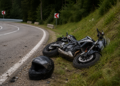 Motociclist german, rănit pe raza localității Sadova după ce a pierdut controlul într-o curbă. A cerut ajutor după ce a ajuns singur într-o parcare