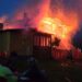 Incendiu devastator la o gospodărie din satul Chiril, comuna Crucea, din cauza unui scurtcircuit