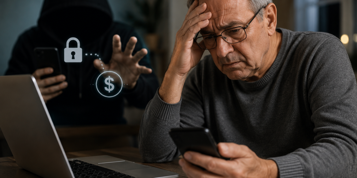 Sucevean de 72 de ani, înșelat cu 40.000 de lei după ce a accesat un link de pe Facebook. Escrocii l-au convins să facă un credit și au preluat controlul telefonului